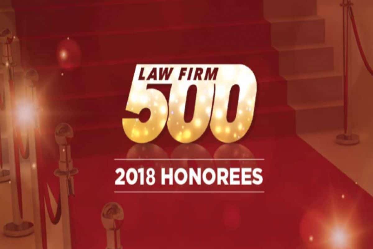 top 500 law firm honoree